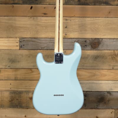 Fender Tom DeLonge Stratocaster Electric Guitar Daphne Blue w/  Gigbag image 5