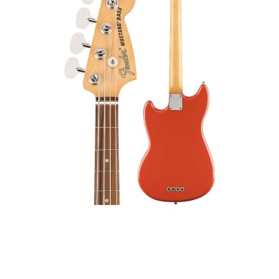 Fender Vintera '60s Mustang Bass  - Fiesta Red image 3