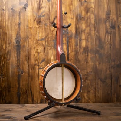 Wickland  Pacific Yew and Padauk Clawhammer Banjo image 7
