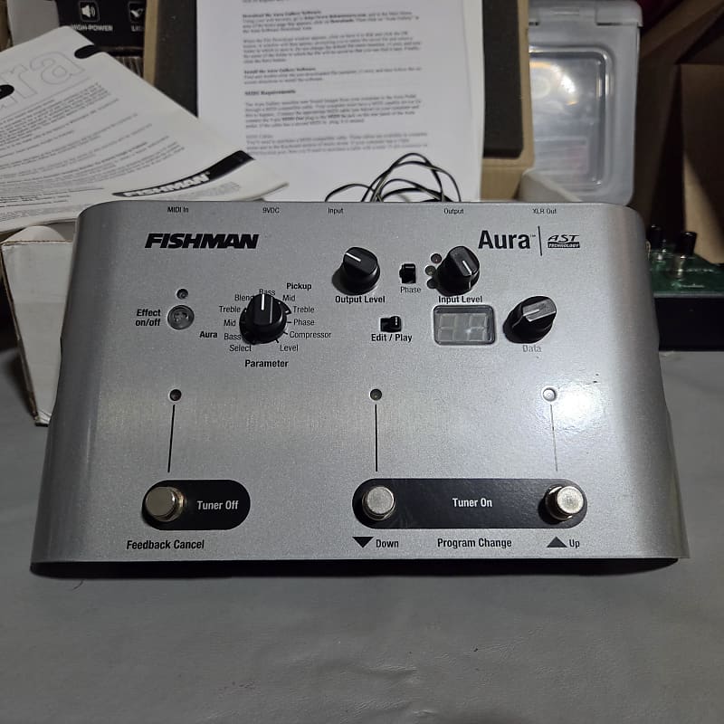驚きの価格が実現！ Fishman Aura AST Acoustic Imaging Blender 2010s - Silver ギター