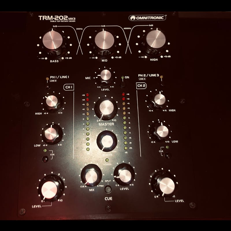 Omnitronic TRM-202 MK3 Rotary DJ Mixer - MINT ! | Reverb