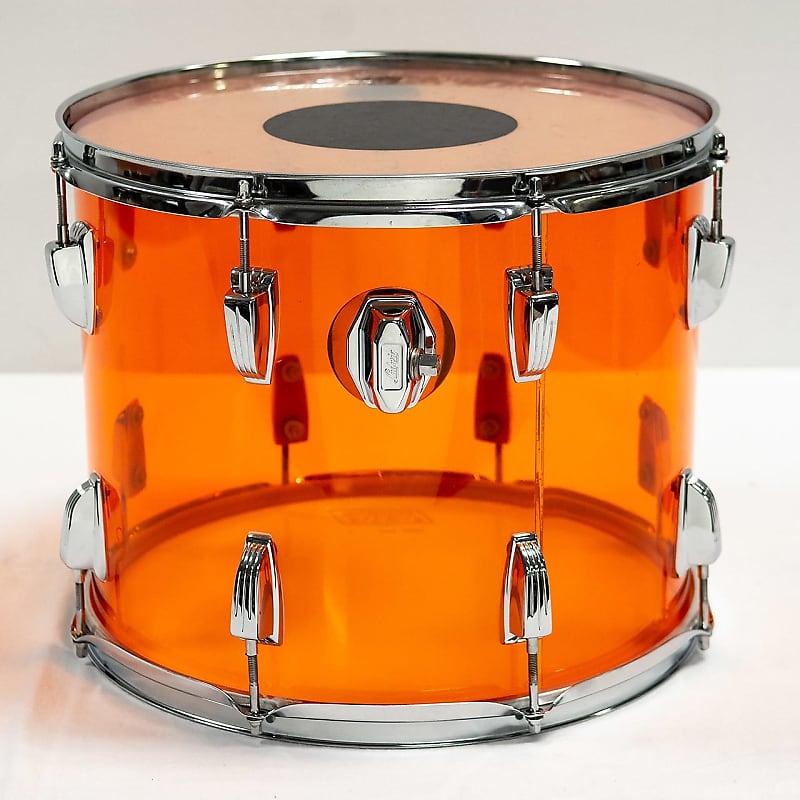 1970s Ludwig Vistalite 12x15" Mounted Tom with Single-Color Finish image 2
