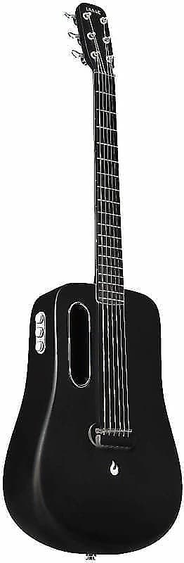 LAVA Music LAVA ME 2 Carbon Fiber Guitar, Black W/ built in effects/speaker "Authorized Dealer" image 1