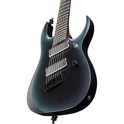 Ibanez  RGD71ALMS Axion Label Multi-Scale 7-String Electric Guitar 2024 -  Black Aurora Burst image 6