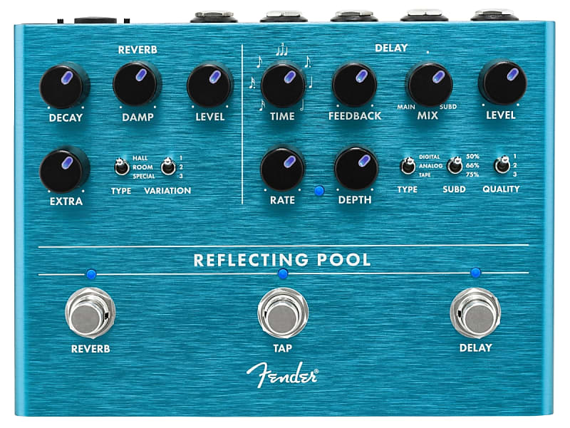 Fender Reflecting Pool Delay & Reverb Effects Pedal image 1