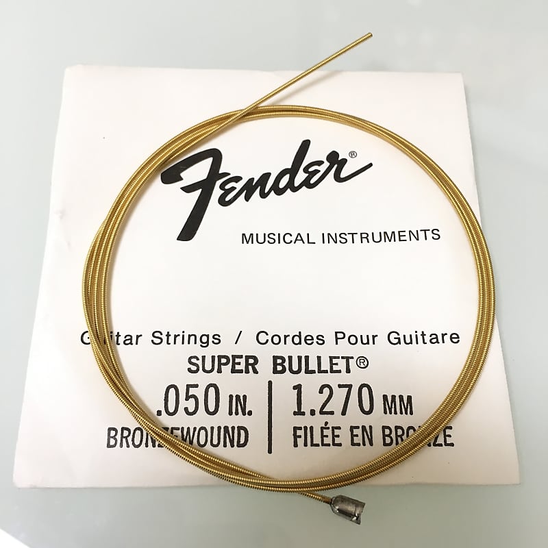 Fender REAL Vintage 70's Super Bullet String 0.050" Bronze Wound image 1