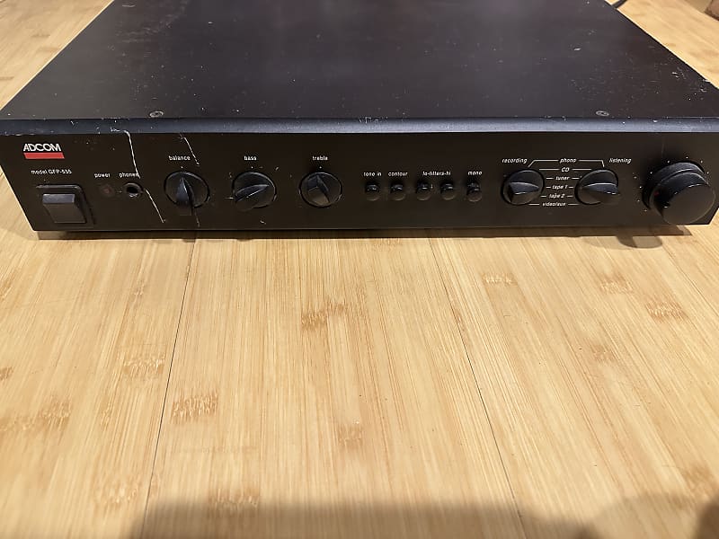 Adcom GFP-555 Black preamplifier phono stage audiophile image 1