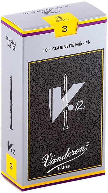 Vandoren CR613 V12 Series Eb Clarinet Reeds - Strength 3 (Box of 10) image 1