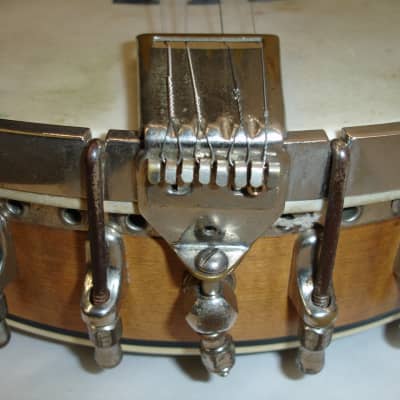 Bacon Blue Ribbon Tenor 4 String Banjo - Vintage 1922 Style A - As-is image 23