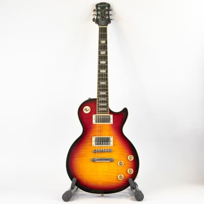 2014 Epiphone Les Paul Standard Pro Plustop Electric Guitar - Burbon Burst image 3