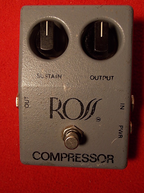Ross Compressor Pedal rare original 1978 first year holy