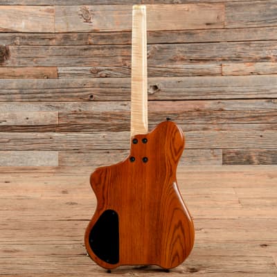 Steve Ezzo Custom Headless 6-String Guitar Koa image 5