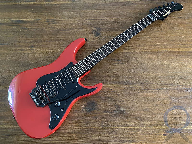 Fernandes Revolver Guitar, FR-55, HSS, Red, MIJ, 1987, 24 Fernandes Revolver Guitar, FR-55, HSS, Red, MIJ, 1987, 24