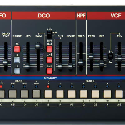 Roland JU-06A Synthesizer Sound Module Features of Both The Juno-60 and Juno-106