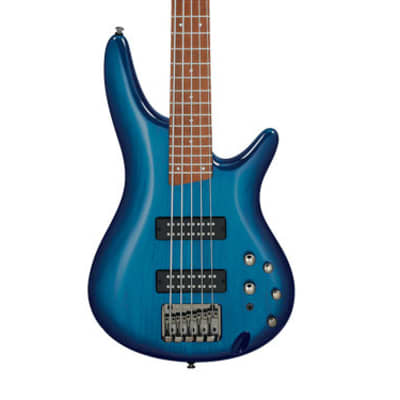 Ibanez Ibanez SR375E-SPB Soundgear Standard 5-String Bass - Sapphire Blue image 2