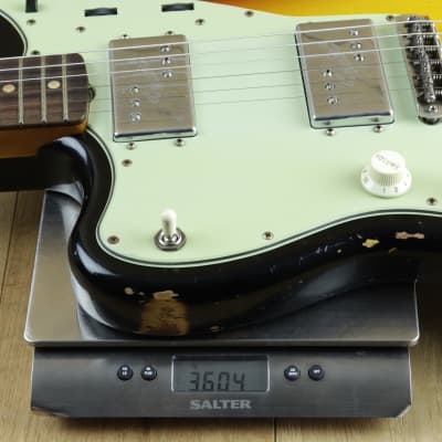 Fender Custom Shop Dealer Select CuNiFe Wide Range Jazzmaster Heavy Relic, 3 Tone Sunburst , Left Handed R124696 image 5