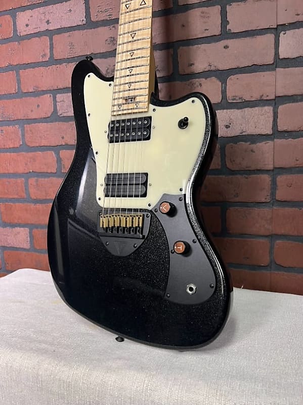 Valiant Jupiter 7 string guitar - Onyx Black | Reverb