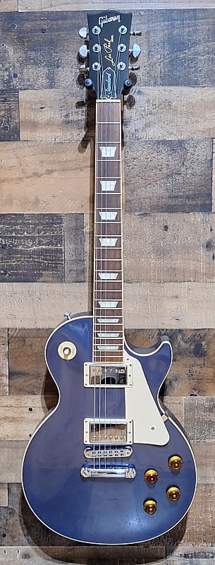 2016 Gibson Les Paul Standard - Blue Mist - W/OHSC | Reverb