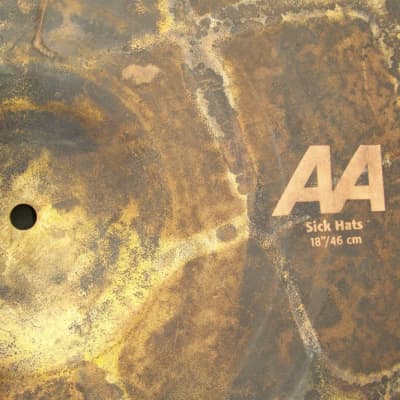 Sabian AA 18” Sick Hi Hat Cymbals/Brand New-Warranty/Top-1132 gr+Bottom-1689 gr image 6