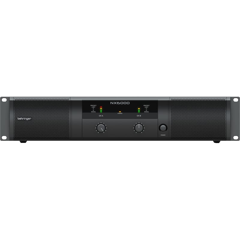 Behringer NX6000 パワーアンプ　ジャンク品 Behringer NX6000 6000W 2-channel Power Amplifier Black Audio