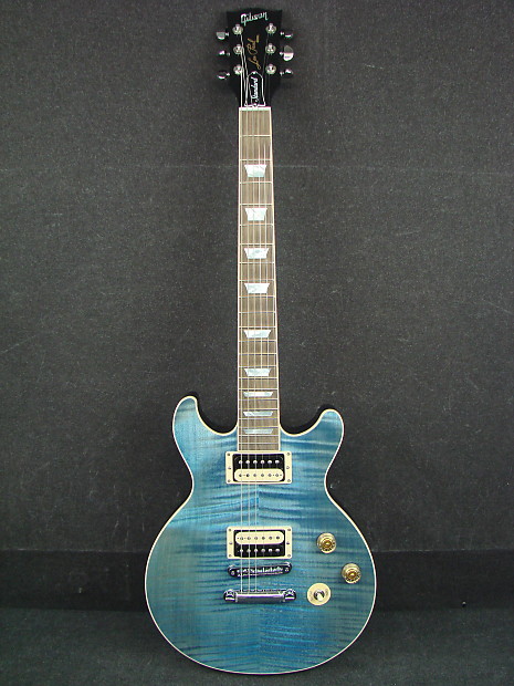 2016 Gibson USA Les Paul Standard Double Cut Ocean Blue Electric