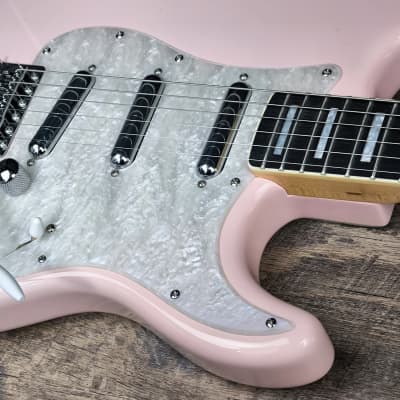 MyDream Stratocaster Custom Built - Pearly and Pink Lipstick image 6