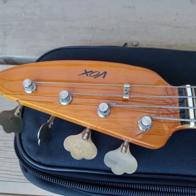 Vintage Circa 1965 Vox Phantom IV Electric Bass Guitar w/ Spector Gig Bag! image 7