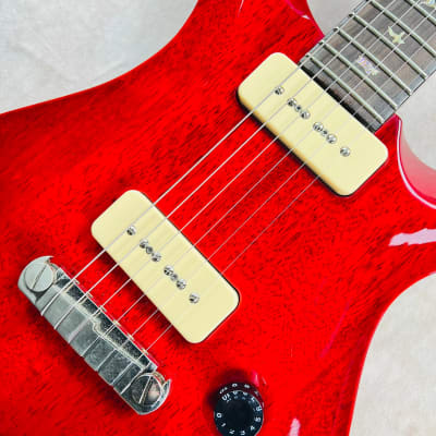 PRS McCarty Korina Soapbar Brazilian Rosewood 2007 - Vintage Cherry image 7