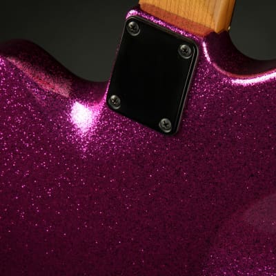 Suhr Eddie's Guitars Exclusive Roasted Classic JM Mastery - Magenta Sparkle image 12