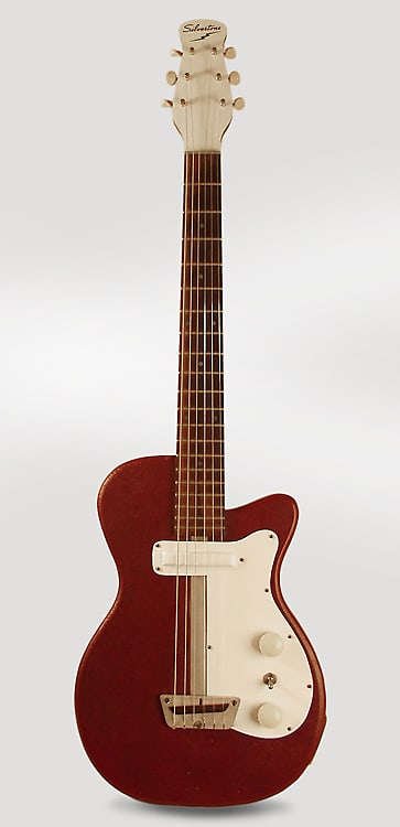 Silvertone Model 1357 Solid Body Electric Guitar, made by