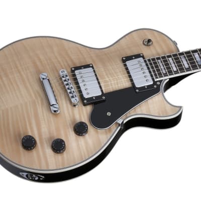 Schecter Solo-II Custom Gloss Natural GNAT/BLK NEW Electric Guitar + FREE Gig Bag! image 3