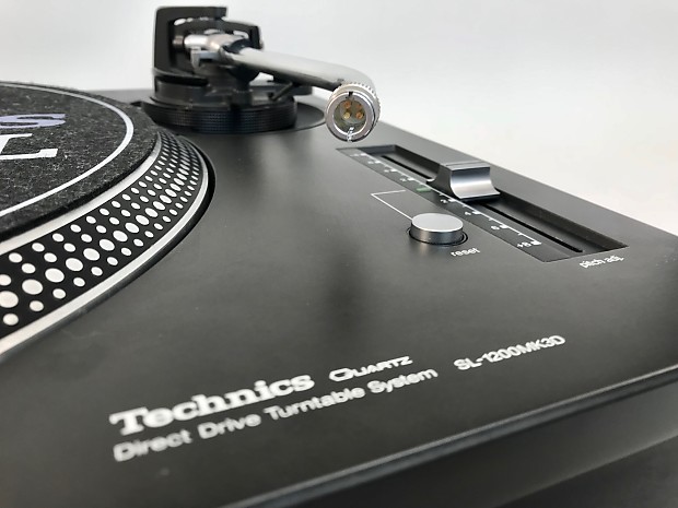 Technics sl-1200 mk3d ブラック 黒