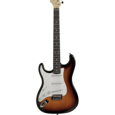 Guitare Electrique Gaucher EKO S300SB-LH - Starter S300 - Type S - Sunburst for sale