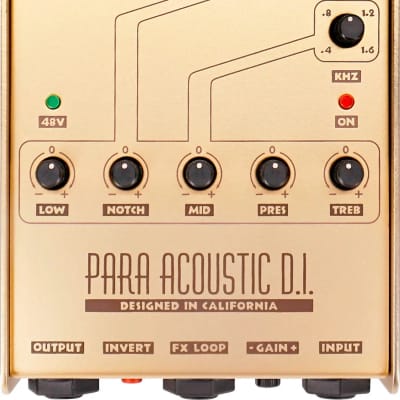 LR Baggs Para DI/Preamp Acoustic Effects Pedal, Limited Edition
