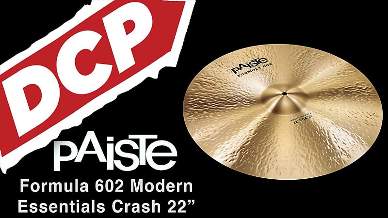 Paiste Formula 602 Modern Essentials Crash Cymbal 22" image 1