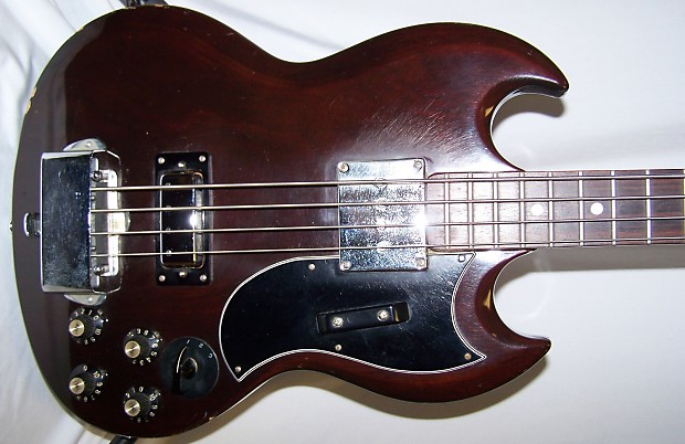 Vintage late 60's, early 70's Crown EB-3 Style bass, Teisco