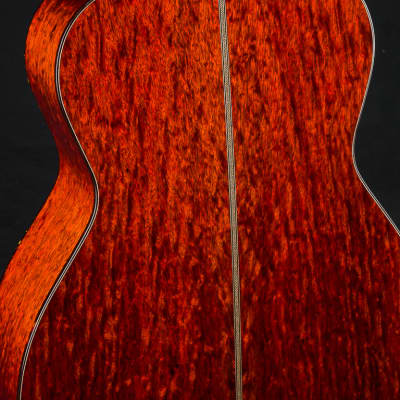 Santa Cruz OM Rare Figured Pernambuco and Fort Ross Chapel Redwood Custom NEW image 19