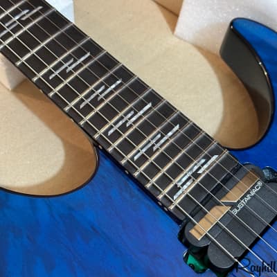 Schecter Reaper-6 FR S Elite Electric Guitar Trans Blue B-stock image 8