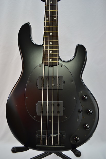 Ernie Ball Music Man Stingray 4 Bass HH Stealth Black Ebony