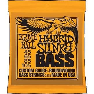 Ernie Ball 2833 Hybrid Slinky Nickel Wound Bass Strings; 45-105 image 1