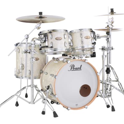 Pearl Session Studio Select Nicotine White Marine Pearl 20x14/10x7/12x8/14x14 Drums Shell Pack & GigBags Dealer image 3