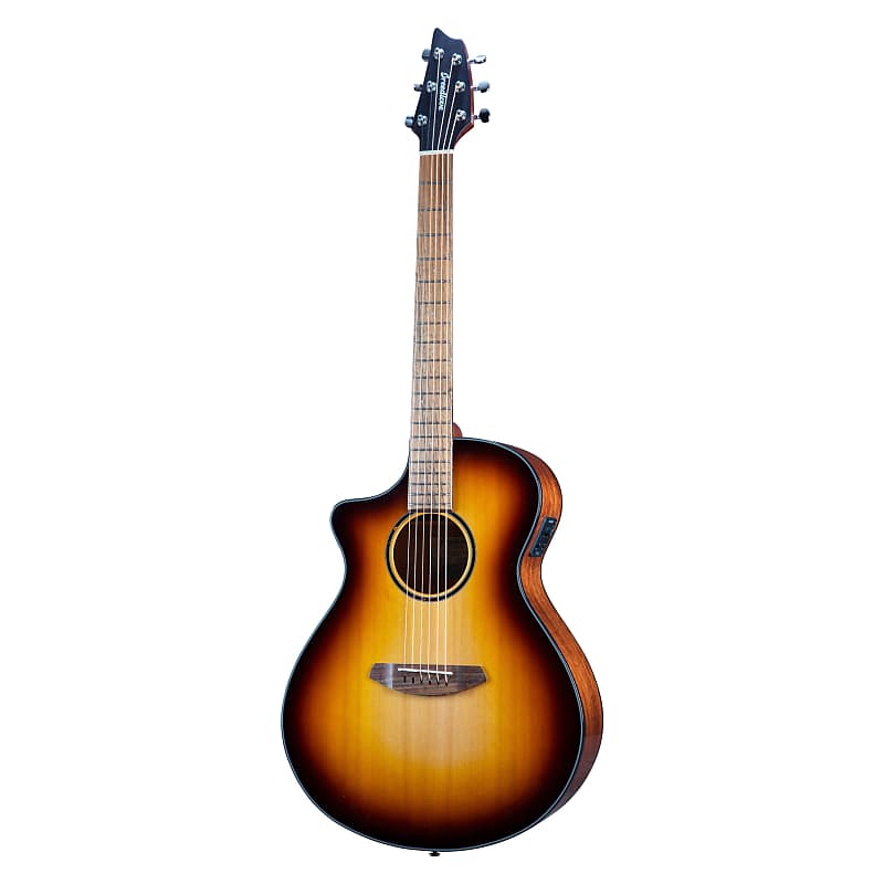 Breedlove Discovery S Concert Edgeburst CE Left-Handed Acoustic Electric Guitar in Red Cedar and African Mahogany image 1
