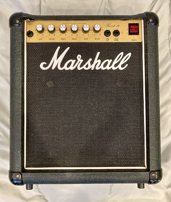 1988 Marshall Model 5205 Reverb 12 12-Watt 1x10" Solid State Guitar Combo, Made in UK - Black image 1