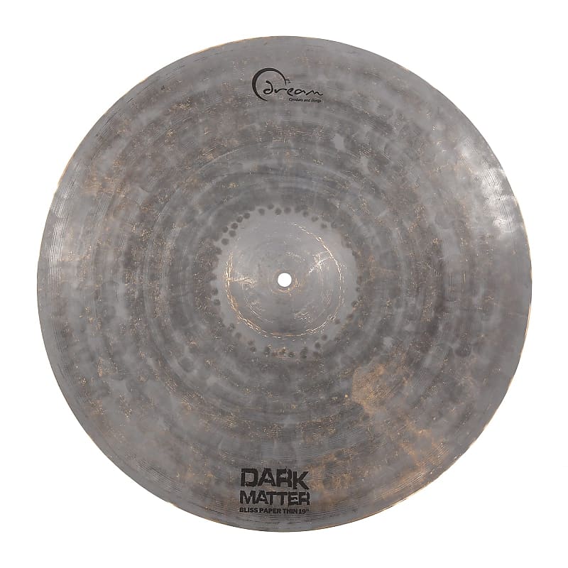Dream Cymbals 19" Dark Matter Series Bliss Paper Thin Crash Cymbal image 1