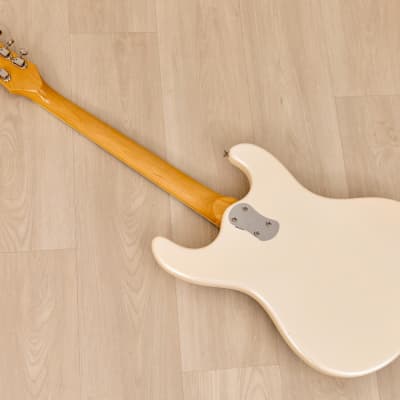 2000s Mosrite Ranger Ventures Model-Style Guitar, Pearl White w/ Vibramute, Fillmore Japan image 13