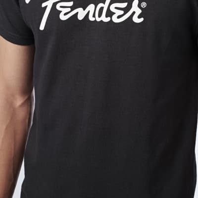 Genuine Fender Spaghetti Logo T-Shirt, Black, Large (L) 910-1000-506 image 3