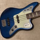 2007-2010 Fender Jaguar Bass DELUXE JAB J-CRAFT Cobalt Blue Active Electronics MIJ + Hard Case