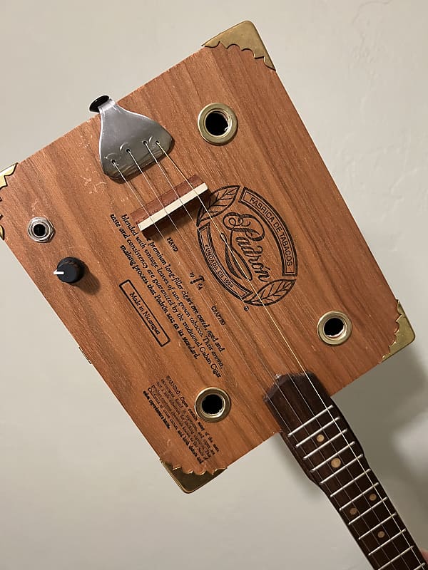 REDUCED PRICE!! Sunshine Mountain Dulcimers Cigar Box Guitar. Reverb