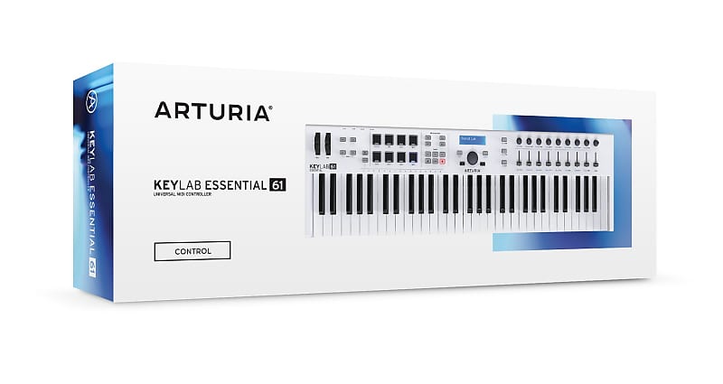 Arturia KEYLAB-61-ESSENTIAL KeyLab Essential 61 61-key Universal MIDI Controller with Software image 1