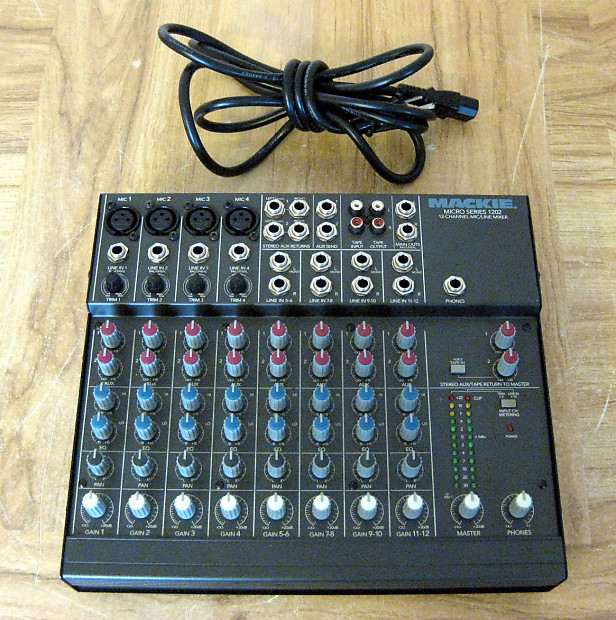 Mackie 1202 VLZ 12 Channel Mixer | Reverb Mackie 1202 VLZ 12 Channel Mixer | Reverb